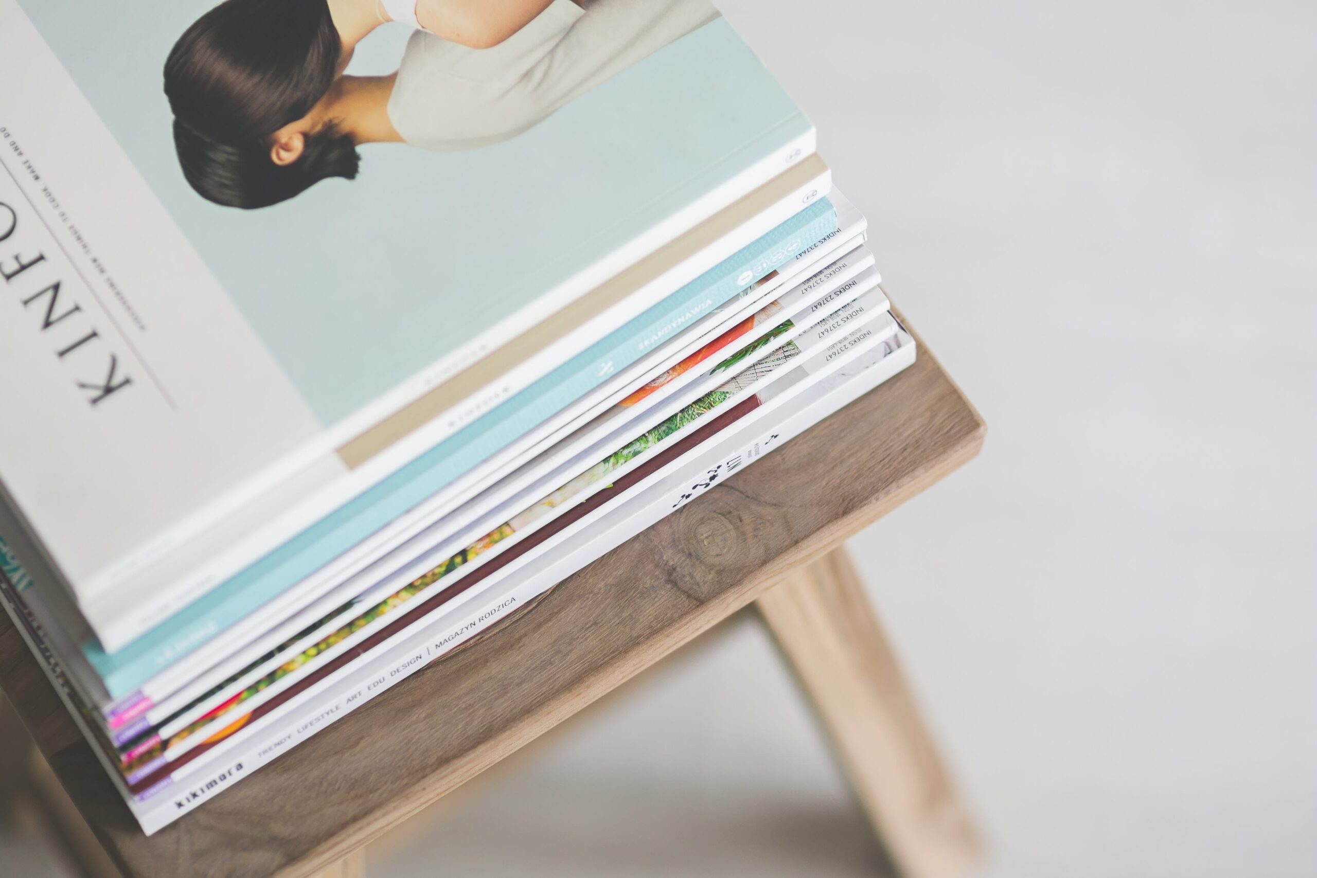 Stack of brochures