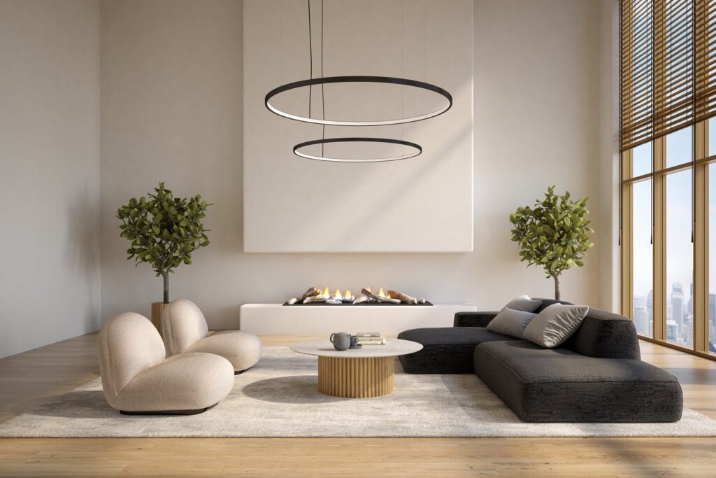Blog
Minimalist Living Room 3D render